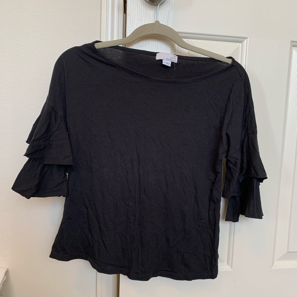 Tiered bell sleeve top